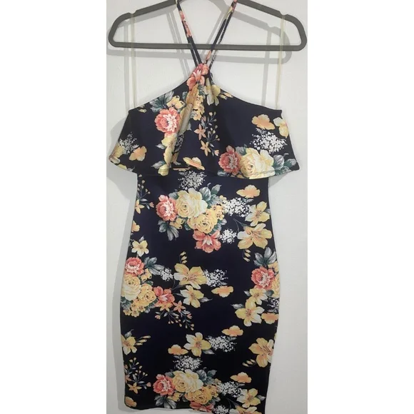 charlotte russe midi dresses Dresses of our dreams Floral Chiffon Ruffle Asymmetrical Midi Dress and more available at CR Link in bio to shop #crgirl